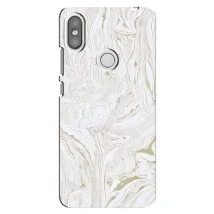 Мраморний чехол на Xiaomi Redmi S2 (VPrint) (Білий мрамор)