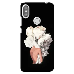 Чехлы (ART) Цветы на Xiaomi Redmi S2 (VPrint) (Білі квіти)