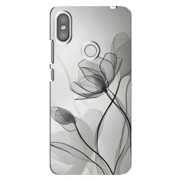 Чохол з принтом «Чорні квіти» для Xiaomi Redmi S2