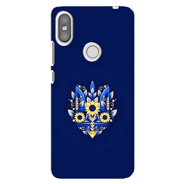 Чехол с принтом «Цветочный Герб» для Xiaomi Redmi S2