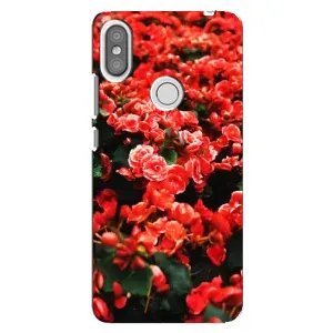 Чохли з квітами для Xiaomi Redmi S2 (VPrint) (Квіти червоні)