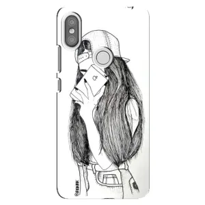 Чохол з друком для Xiaomi Redmi S2 - (Мода) (AlphaPrint) (Фото дівчини)