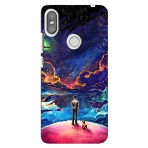 Космические Чехлы для Редми S2 (VPrint) (Галактический вид)