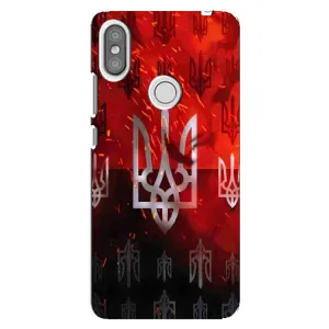 Украинские Чехлы для Xiaomi Redmi S2 с картинкой УПА (AlphaPrint) (ГЕРБ УПА)