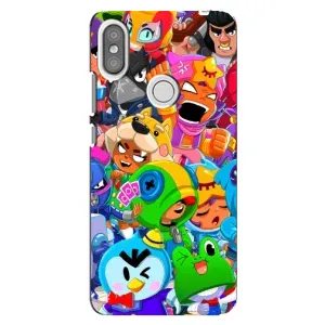Чехлы Brawl Stars для Xiaomi Redmi S2 (AlphaPrint) (Герої Бравл Старс)