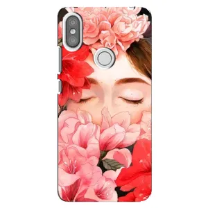 Чехлы (ART) Цветы на Xiaomi Redmi S2 (VPrint) (Очі в квітах)