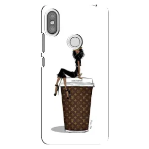 Чехлы Луи Витон для Xiaomi Redmi S2 (AlphaPrint - LOUIS VUITTON) (кофе LOUIS VUITTON)