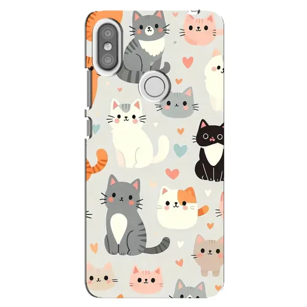 Чохол з принтом «Колаж котів» для Xiaomi Redmi S2