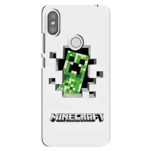 Чохол Майнкрафт на Xiaomi Redmi S2 (AlphaPrint) Minecraft (кріпер Майнкрафт)