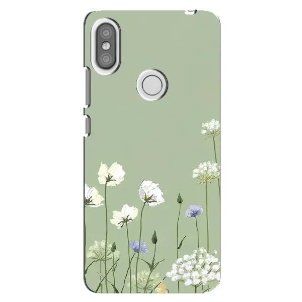 Чохол з принтом «Квіти на зеленому» для Xiaomi Redmi S2