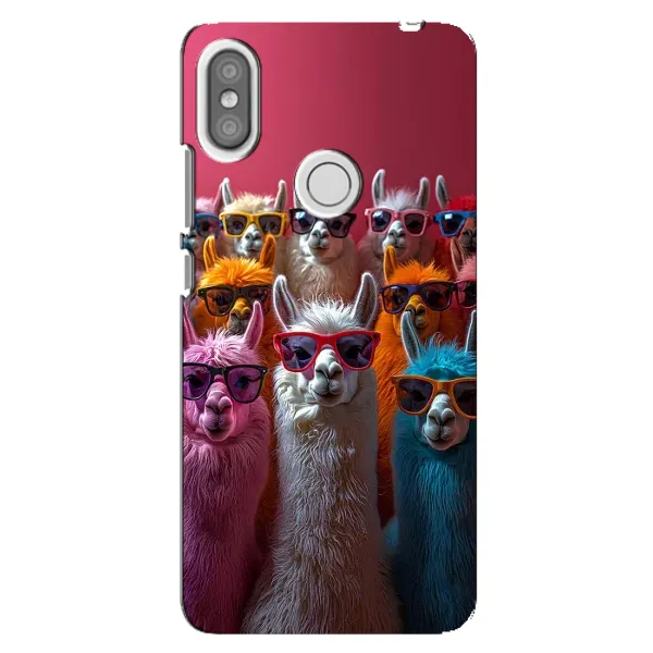 Чохол з принтом «Лами в окулярах» для Xiaomi Redmi S2