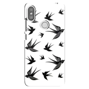 Чехол с птицами на Xiaomi Redmi S2 (VPrint) (Ласточки)