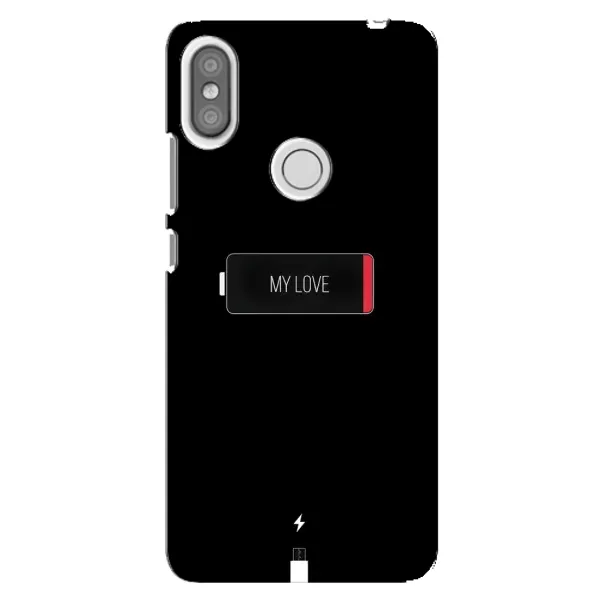 Чехол с принтом «Love battery» для Xiaomi Redmi S2
