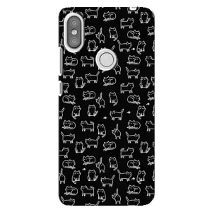 Чохол з принтом для Xiaomi Redmi S2 (AlphaPrint) Модні коти (Маленькі котики)