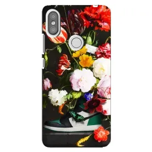Бренднові Чохли для Xiaomi Redmi S2 - (PREMIUMPrint) (Nike цветы)