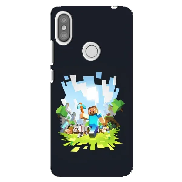 Чехол с принтом «персонажи Minecraft» для Xiaomi Redmi S2