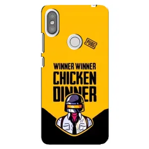 Чеjхол PUBG для Сяомі Редмі С2 (AlphaPrint) (Pubg шолом)