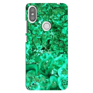 Мраморний чехол на Xiaomi Redmi S2 (VPrint) (Салатовий Мрамор)
