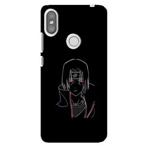 Чехлы на тему: Итачи Учиха для Xiaomi Redmi S2 (AlphaPrint) (силуэт Итачи)