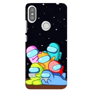 Чохли Амонг Ас для Xiaomi Redmi S2 (AlphaPrint) (Скіни в космосі)