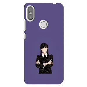Чохли Венсдей на Xiaomi Redmi S2 Уенсдей (AlphaPrint) (Венздей у чорному)