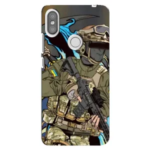 Чехлы с картинкой ЗСУ для Xiaomi Redmi S2 (AlphaPrint) (Воїн ЗСУ)