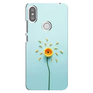 Чохли з квітами для Xiaomi Redmi S2 (VPrint) (Жовта квітка)
