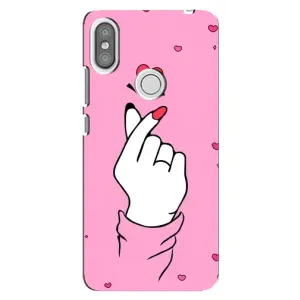 Чохол з принтом для Xiaomi Redmi S2 (AlphaPrint - Знак сердечка) (Знак Love)