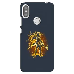 Naruto Anime Чехлы для Редми S2 (AlphaPrint) (золотой Наруто)