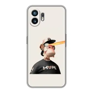 Чехлы с Обезьянами NFT для Xiaomi Redmi Turbo 4 Pro (AlphaPrint) (обезьяна NFT в очках)