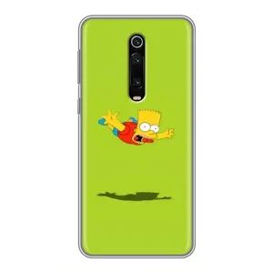 Чехол с Симпсонами для Xiaomi Mi 9T (VPrint) (Барт Симпсон)