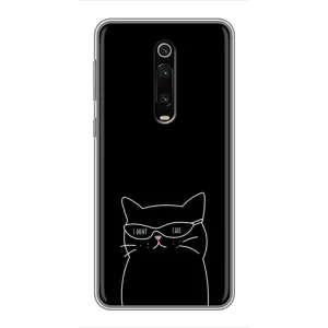 Чехол с принтом «Равнодушный кот» для Xiaomi Mi 9T