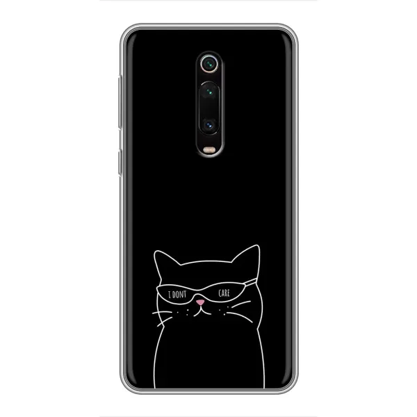 Чехол с принтом «Равнодушный кот» для Xiaomi Mi 9T