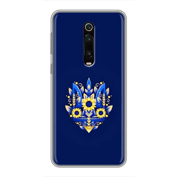Чехол с принтом «Цветочный Герб» для Xiaomi Mi 9T