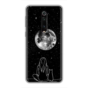 Чехол с принтом «Девушка с котом» для Xiaomi Mi 9T