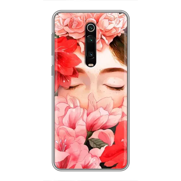 Чехол с принтом «Глаза в цветах» для Xiaomi Mi 9T Чехол с принтом «Глаза в цветах» для Xiaomi Mi 9T