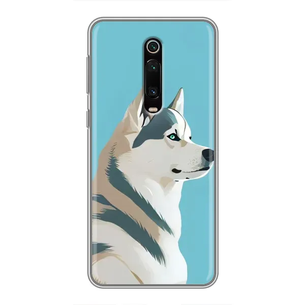 Чохол з принтом «Хаскі арт» для Xiaomi Mi 9T