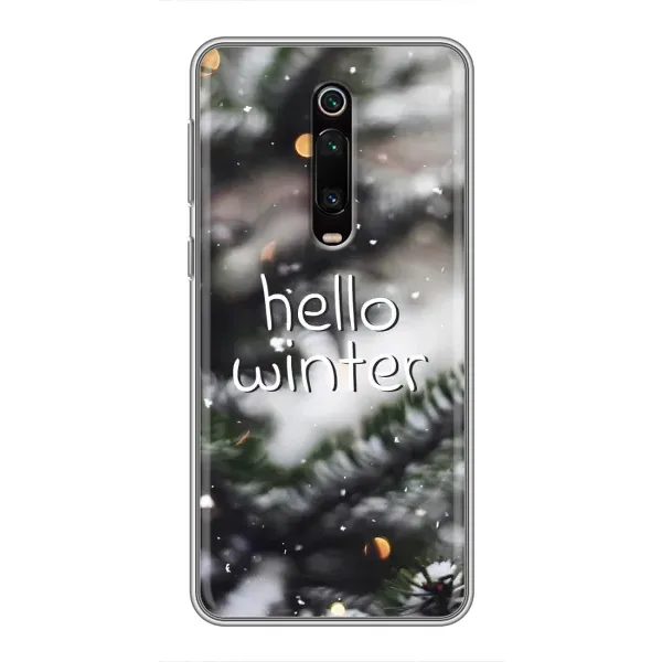 Чехол с принтом «Hello winter» для Xiaomi Mi 9T Чехол с принтом «Hello winter» для Xiaomi Mi 9T