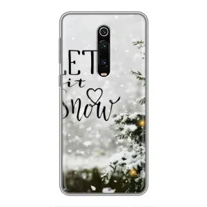 Новогодние, Праздничные Чехлы для Xiaomi Mi 9T - 2024 год (Let it snow)
