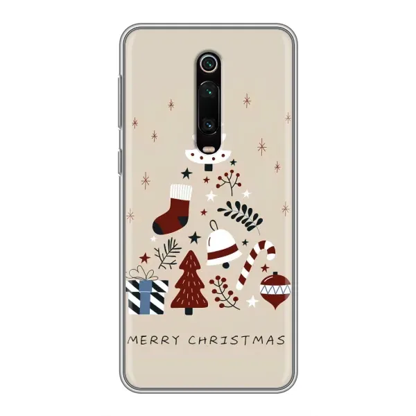 Чехол с принтом «Merry Christmas» для Xiaomi Mi 9T