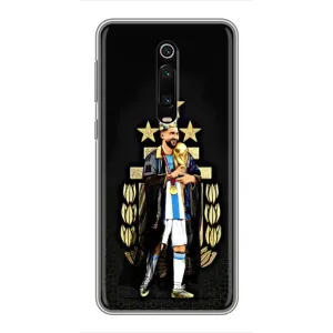 Чехлы для Xiaomi Mi 9T (Leo чемпион) (AlphaPrint) (Месси Король)