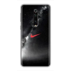 Чехол для Xiaomi Mi 9T - с принтом Найк (AlphaPrint) (Найк красный)