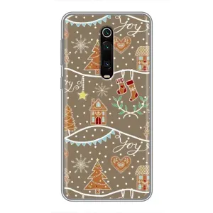 Новогодние, Праздничные Чехлы для Xiaomi Mi 9T - 2024 год (Новогодние пряники)