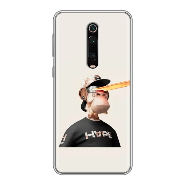 Чехол с принтом «обезьяна NFT в очках» для Xiaomi Mi 9T