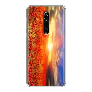 Чехол с картинкой (Стильные) для Ксяоми Ми 9Т - (AlphaPrint) (Поле тюльпанов)