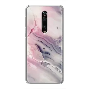 Мраморный чехол на Xiaomi Mi 9T (VPrint) (Пурпурный Мрамор)