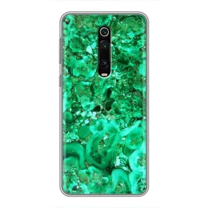 Мраморный чехол на Xiaomi Mi 9T (VPrint) (Салатный Мрамор)