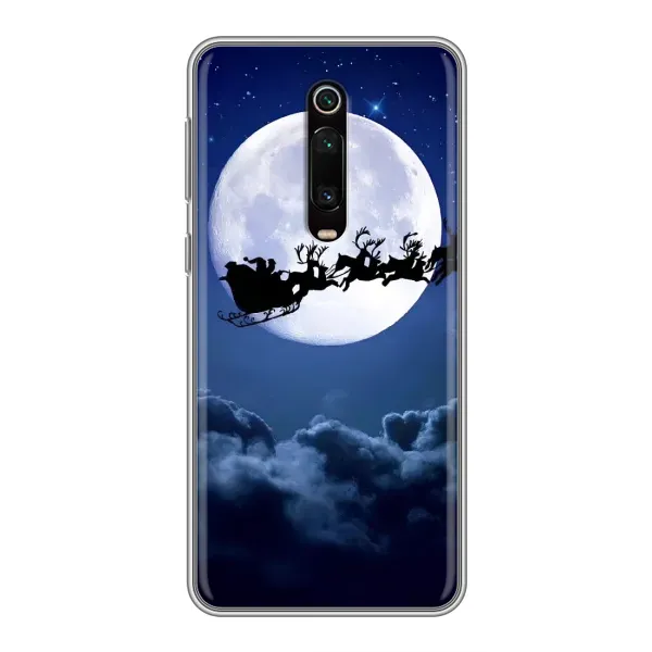 Чехол с принтом «Санта - луна» для Xiaomi Mi 9T Чехол с принтом «Санта - луна» для Xiaomi Mi 9T