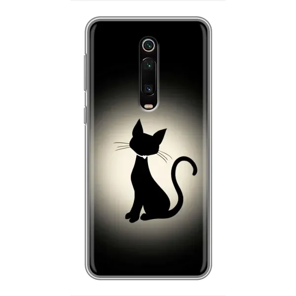 Чехол с принтом «Силуэт котика» для Xiaomi Mi 9T