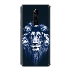 Чехол со Львом для Xiaomi Mi 9T (VPrint) (Синий Лев)